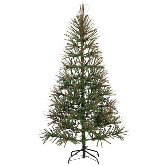 6Ft Unlit Two-Tone Warsaw Twig Artificial Christmas Tree with Stand By Northlight in Brown/Green | 6 ft | Michaels®
